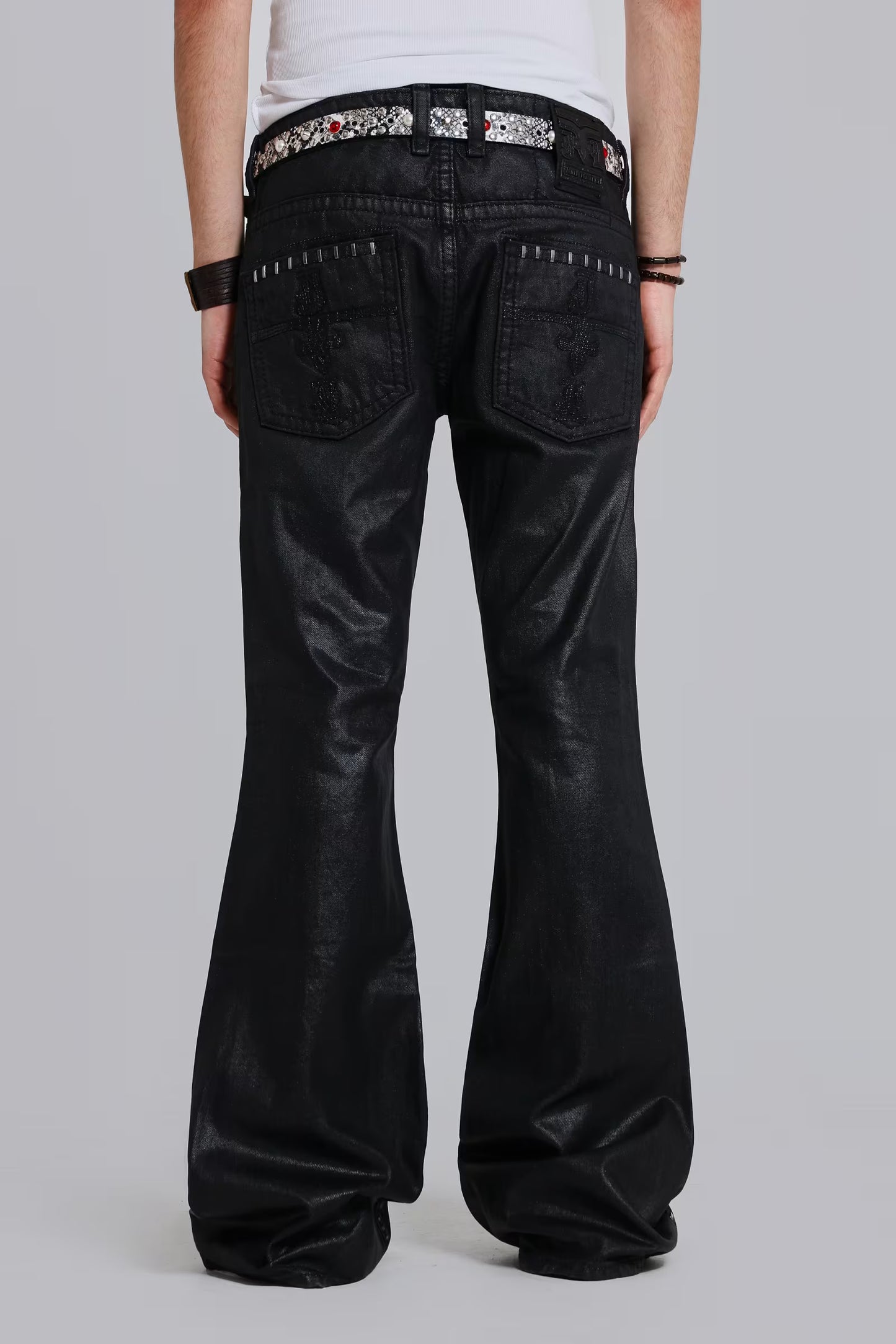 Rock Revival Staple Wax Bootcut Jeans