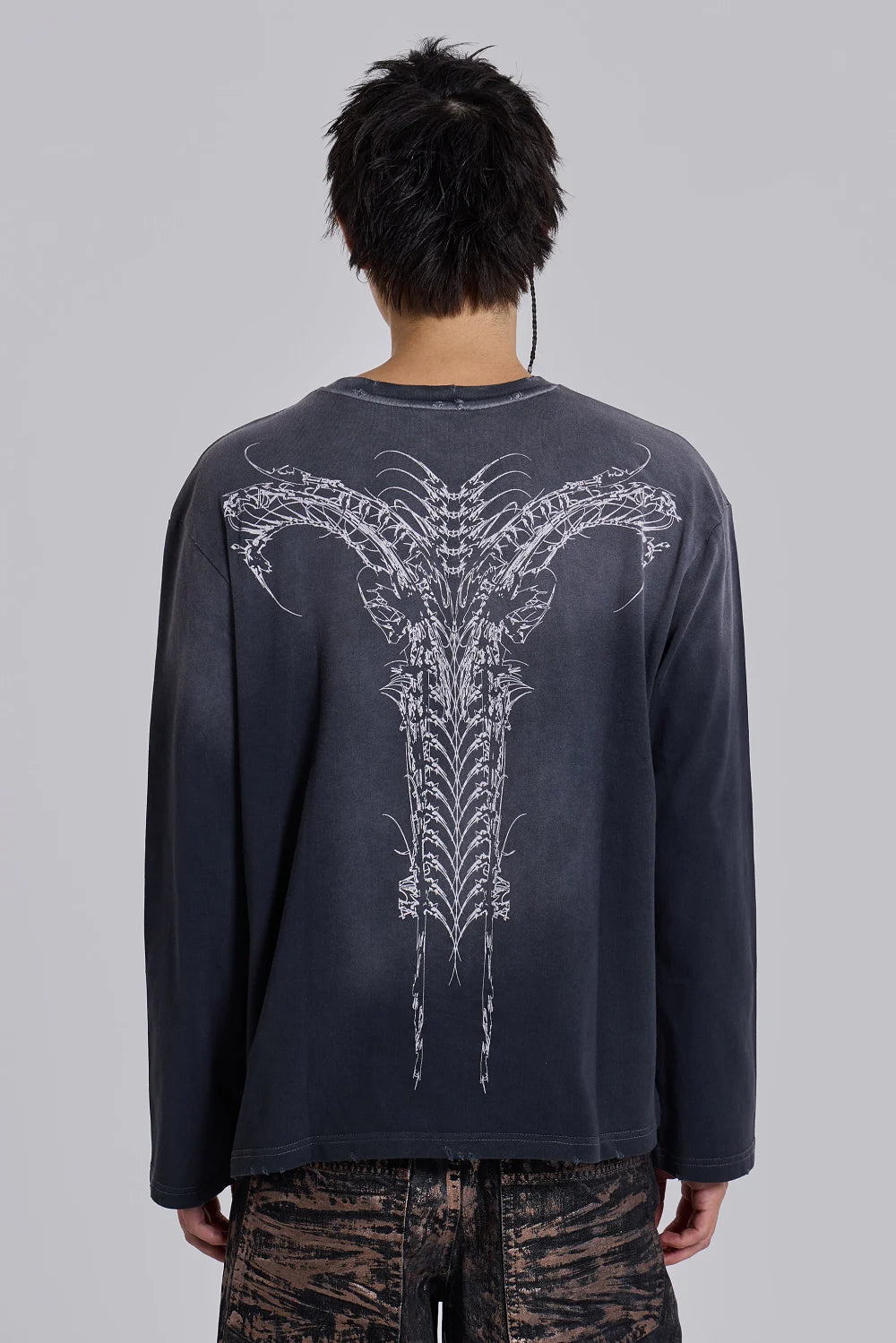Jaded London Opaque Navy LS Top | Exclusive Drop