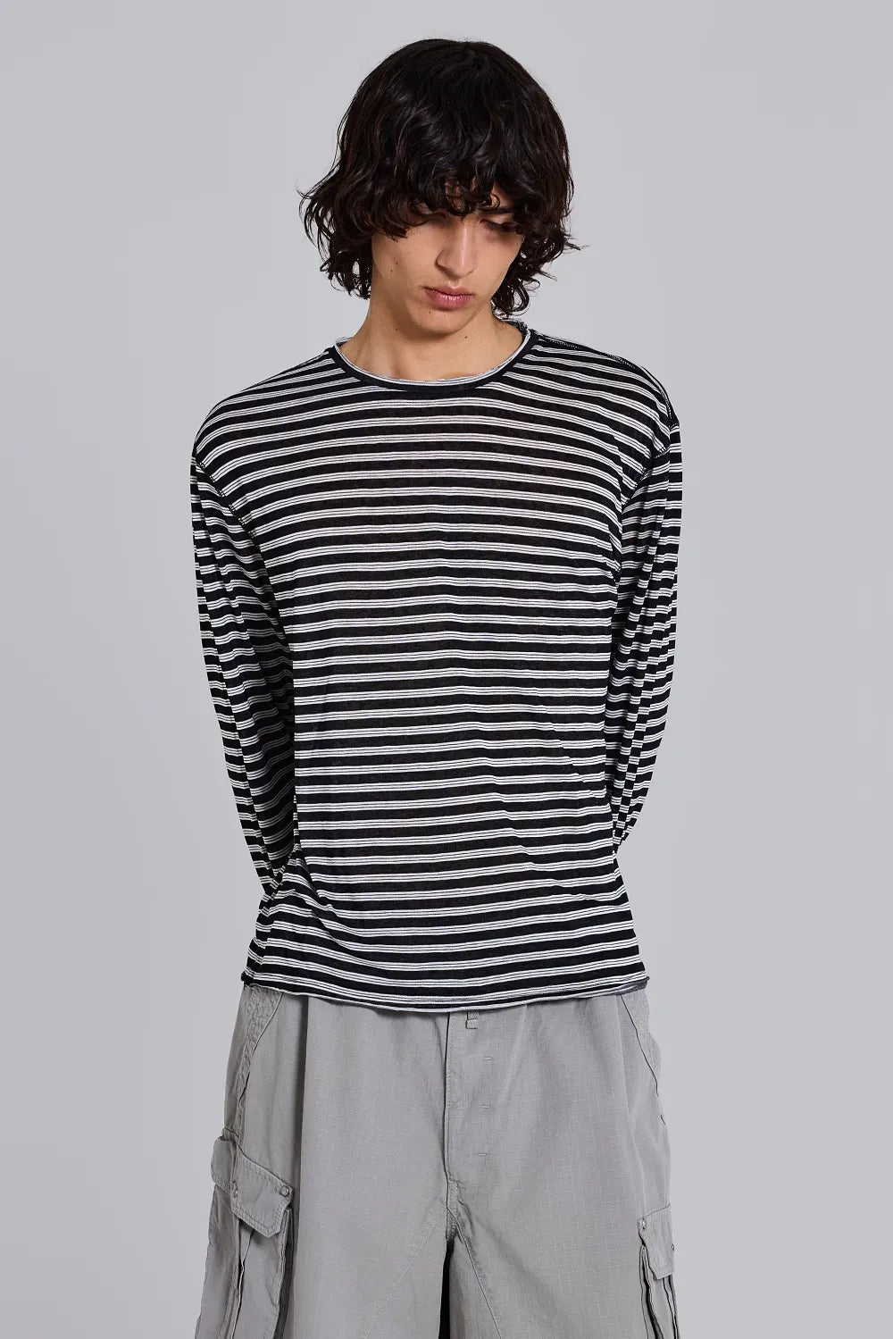 Jaded London Stripe Longsleeve Top