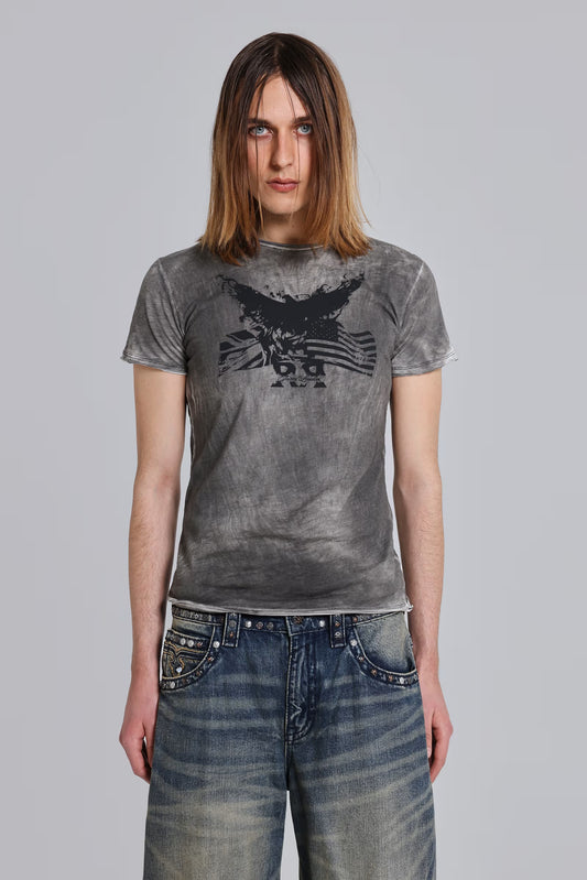 Jaded London Rock Revival Faded Eagle T-Shirt