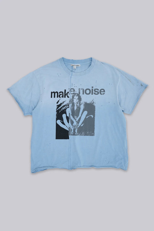Jaded London Make Noise Spliced Cropped T-Shirt