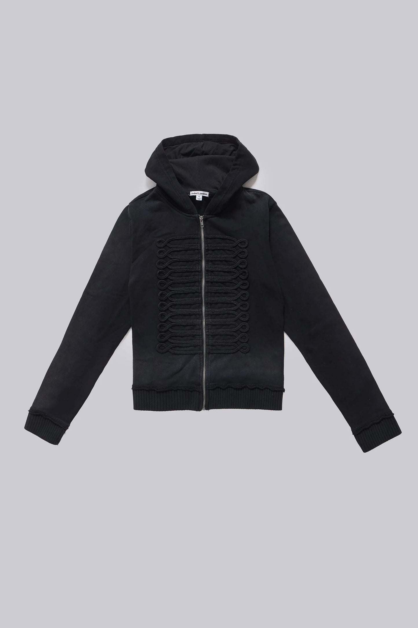 Jaded London Black Military Monster Hoodie