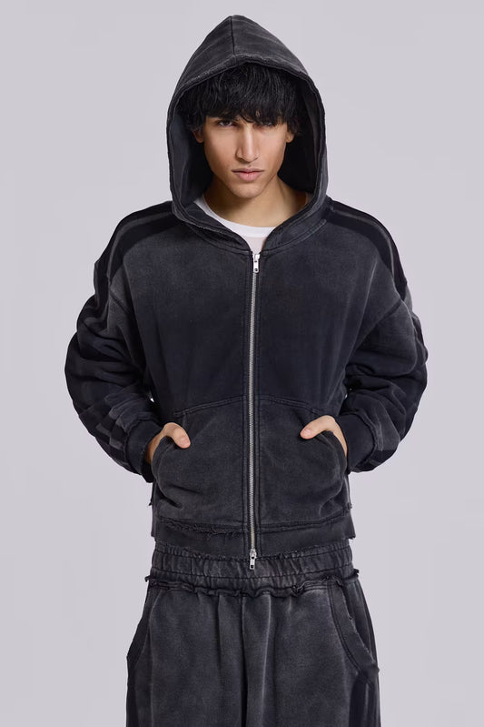 Jaded London Grey Sporty Baggy Monster Tracksuit