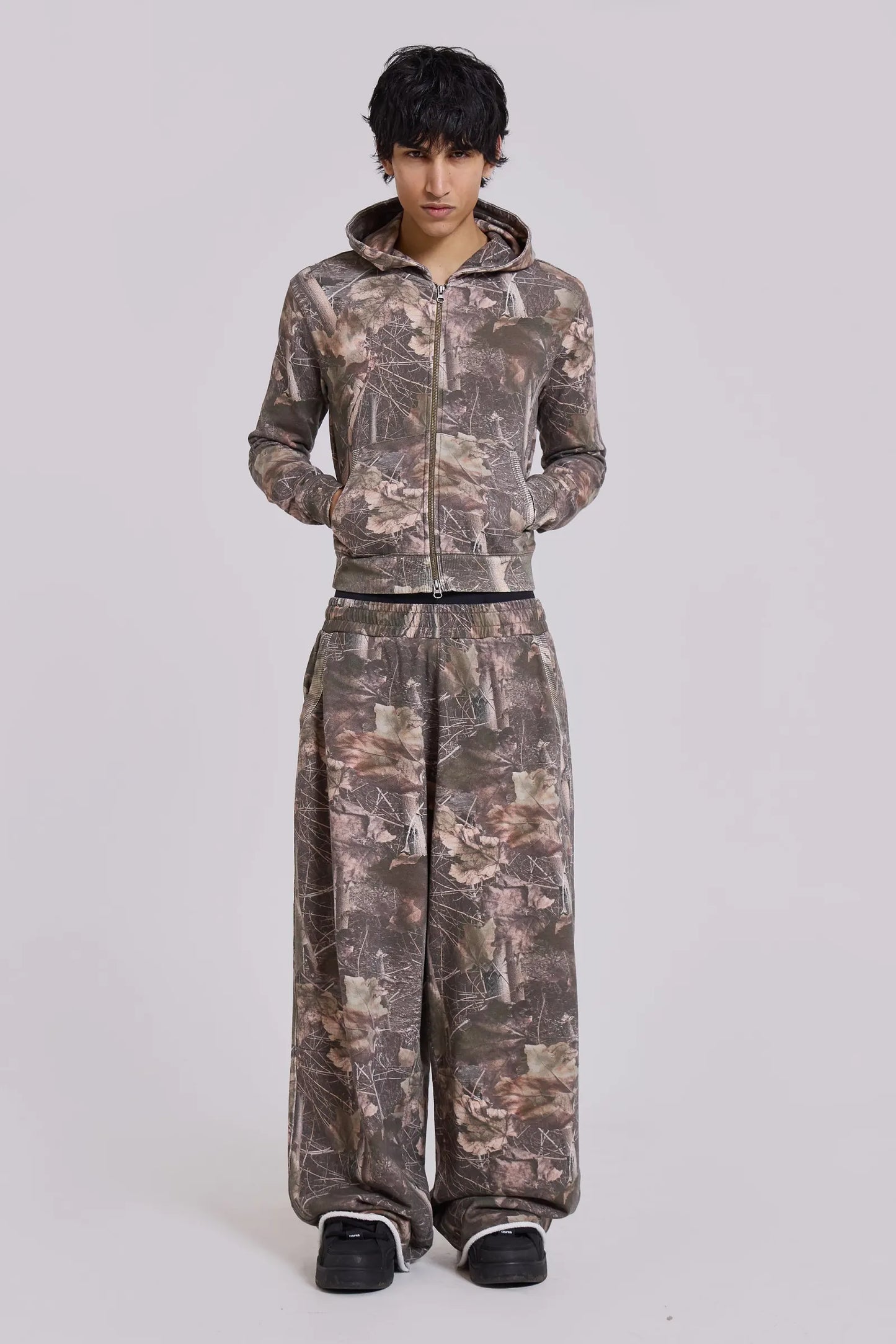 Jaded London Woodland Camo Mini Monster Tracksuit