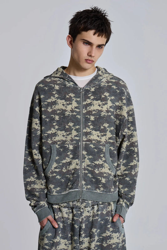 Jaded London Digi Camo Waffle Tracksuit