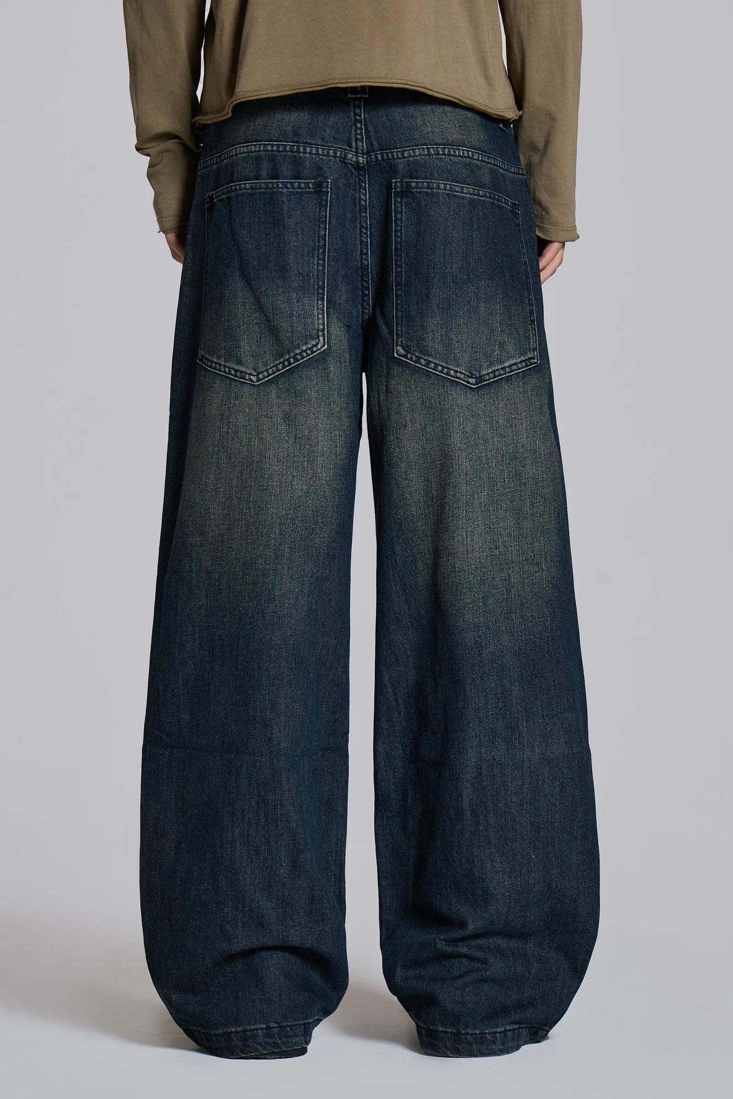 Mid Blue Slub Colossus Jeans