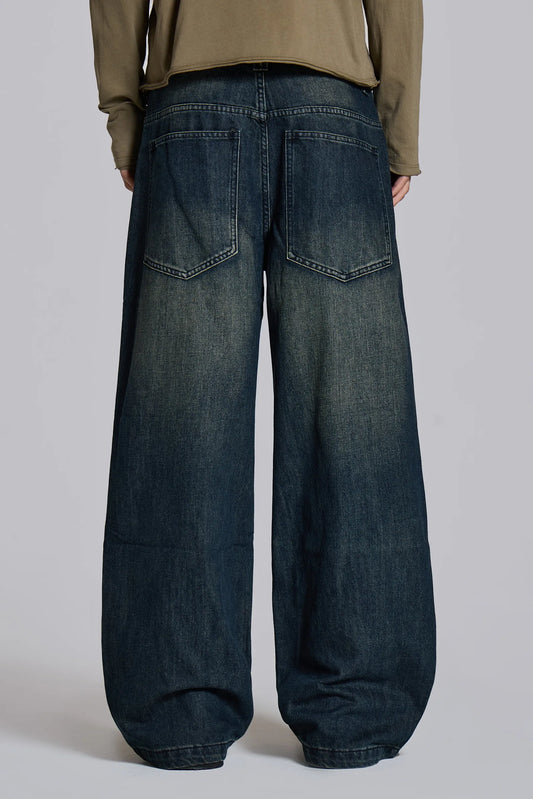 Mid Blue Slub Colossus Jeans