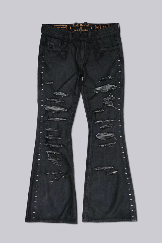 Rock Revival Staple Wax Bootcut Jeans