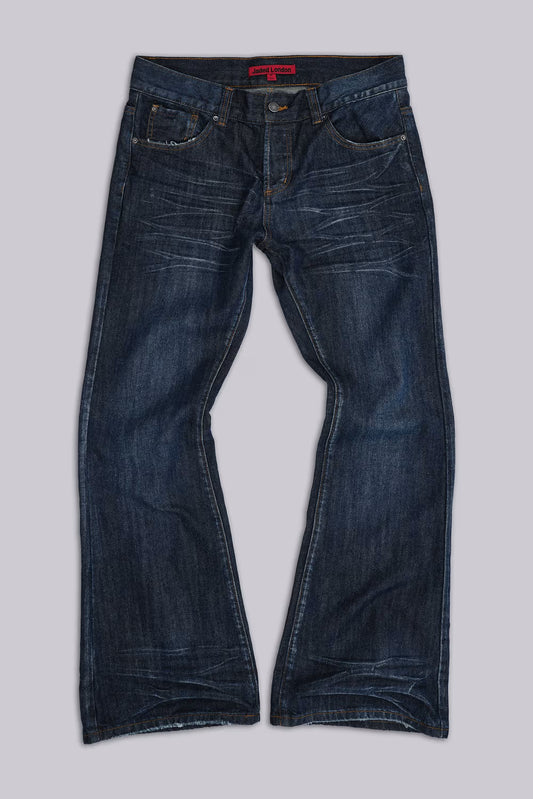 Jaded London Blue Jude Bootcut Jeans