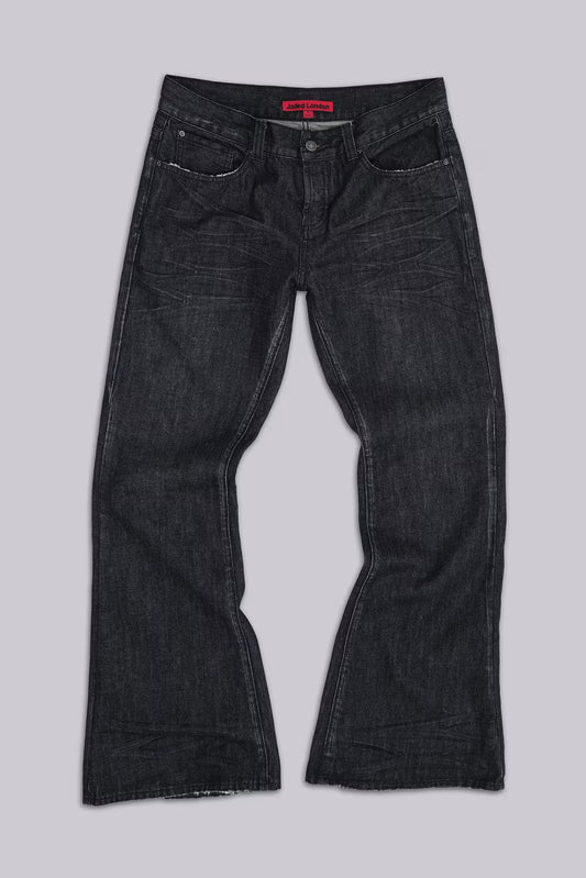 Jaded London Black Jude Bootcut Jeans