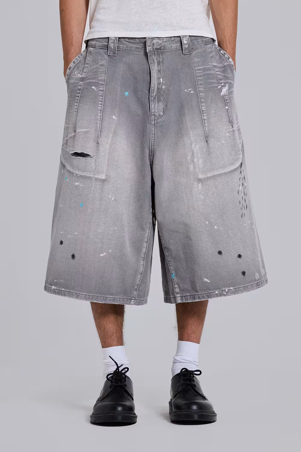 Jaded London Splatter XL Goliath Shorts
