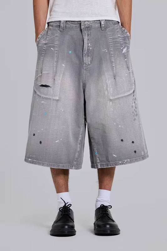 Jaded London Splatter XL Goliath Shorts