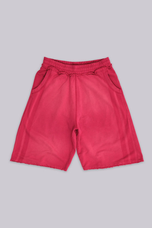 Jaded London Red Sport Stripe Monster Jogger Shorts