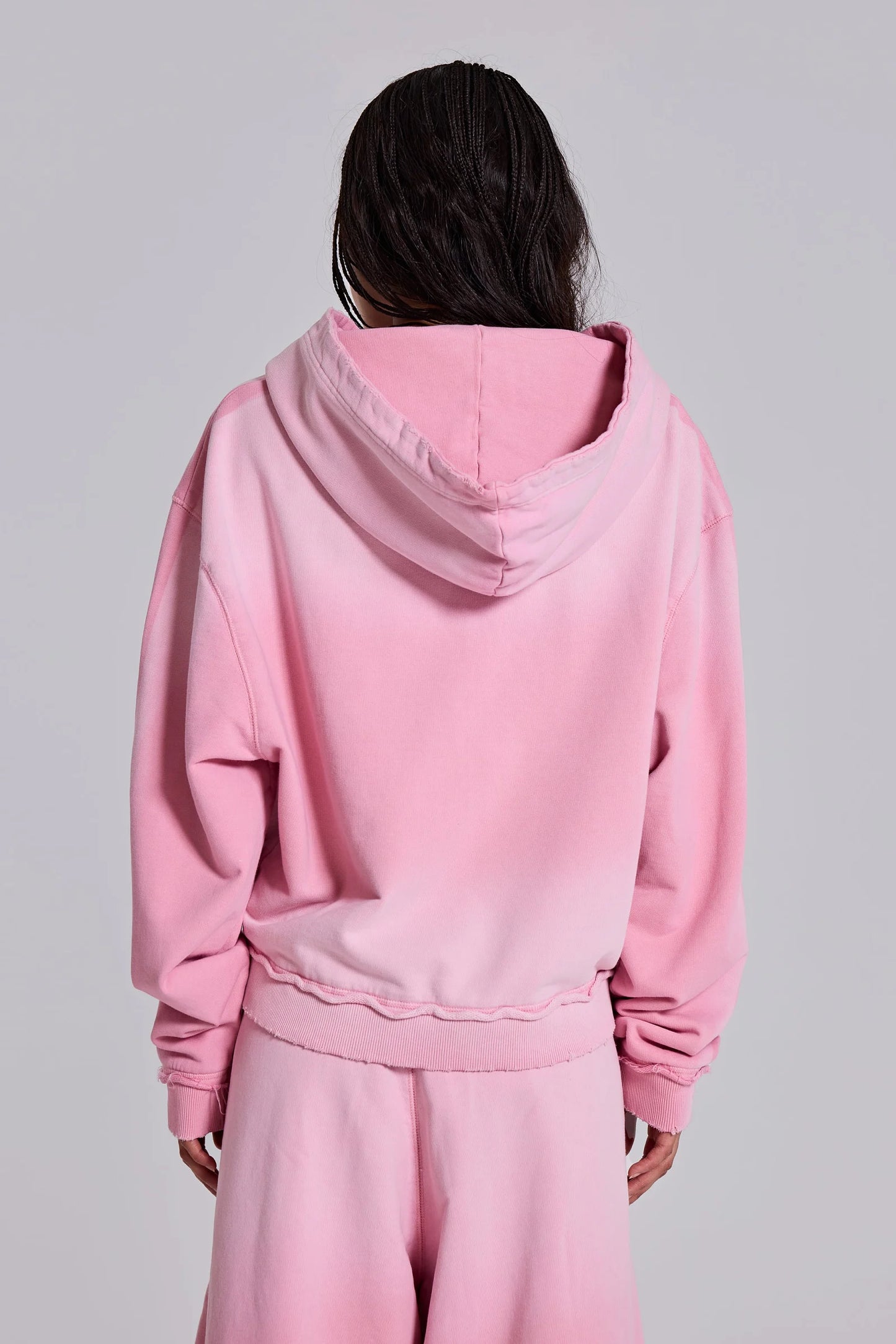 Jaded London Pink Sporty Baggy Monster Hoodie